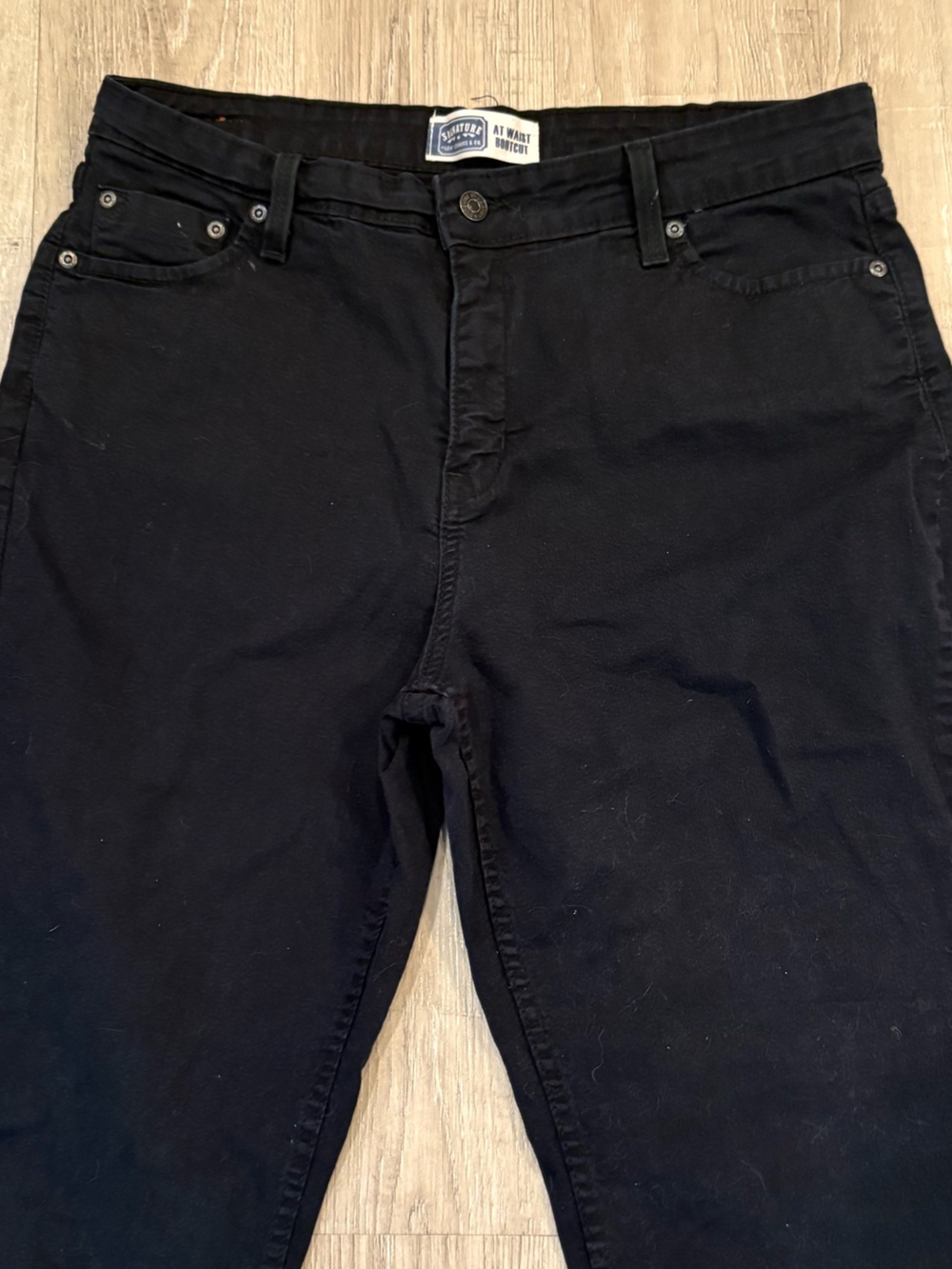 Signature by Levi Strauss Black Jeans 16 Short